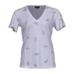 NEW RAILS women's the cara v neck top in glitter lemons